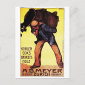 Vintage Ad Poster Briefkaart (Voorkant)