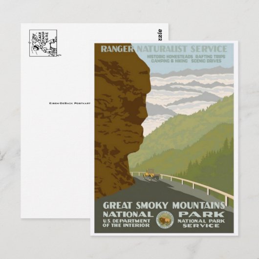 Vintage Ad Poster Briefkaart (Voorkant / Achterkant)