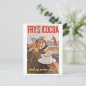 Vintage Ad Poster Briefkaart (Staand voorkant)