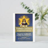 Vintage Ad Poster Briefkaart (Staand voorkant)