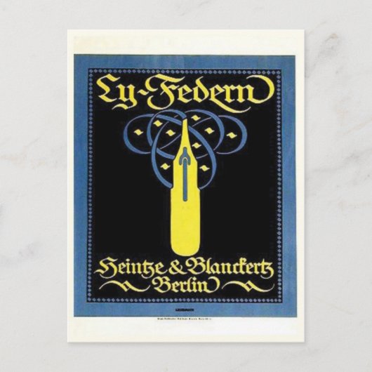 Vintage Ad Poster Briefkaart (Voorkant)