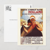 Vintage Ad Poster Briefkaart (Voorkant / Achterkant)