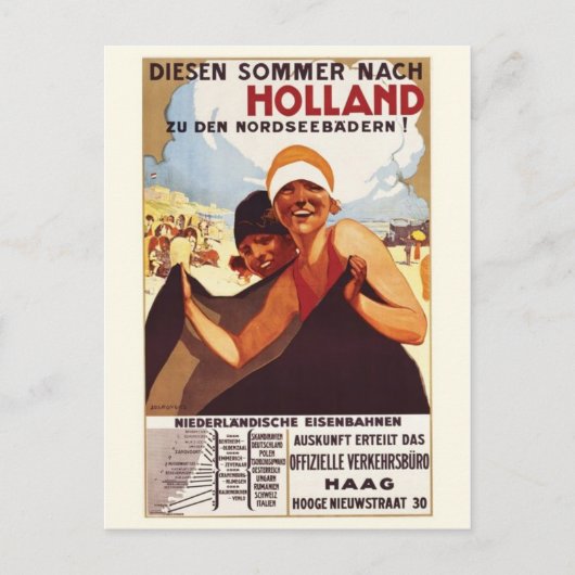 Vintage Ad Poster Briefkaart (Voorkant)
