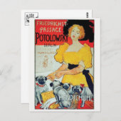 Vintage Ad Poster Briefkaart (Voorkant / Achterkant)