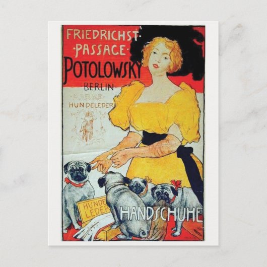 Vintage Ad Poster Briefkaart (Voorkant)