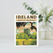 Vintage Ad Poster Briefkaart (Staand voorkant)