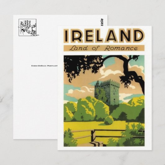 Vintage Ad Poster Briefkaart (Voorkant / Achterkant)