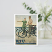 Vintage Ad Poster Briefkaart (Staand voorkant)