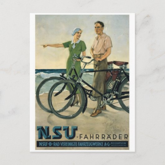 Vintage Ad Poster Briefkaart (Voorkant)
