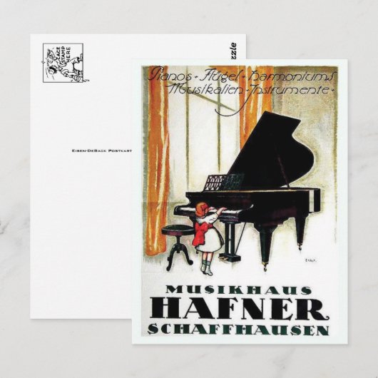 Vintage Ad Poster Briefkaart (Voorkant / Achterkant)