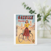 Vintage Ad Poster Briefkaart (Staand voorkant)