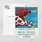 Vintage Ad Poster Briefkaart (Voorkant / Achterkant)