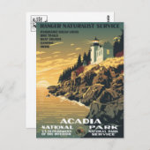 Vintage Ad Poster Briefkaart (Voorkant / Achterkant)