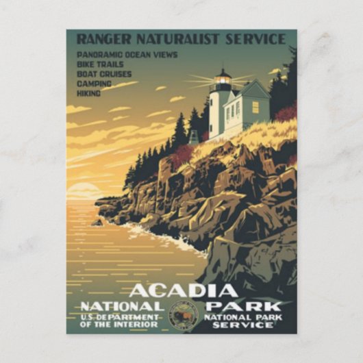 Vintage Ad Poster Briefkaart (Voorkant)