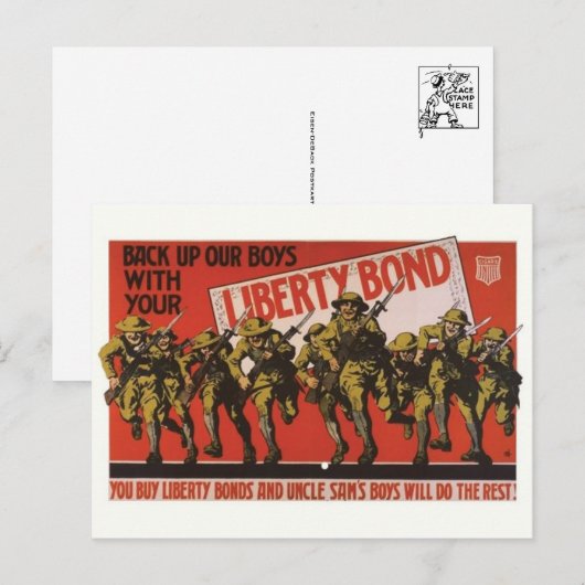 Vintage Ad Poster Briefkaart (Voorkant / Achterkant)