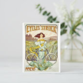 Vintage Ad Poster Briefkaart (Staand voorkant)