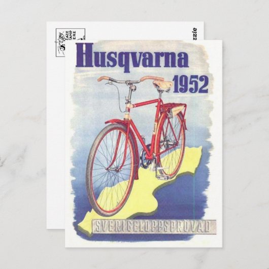 Vintage Ad Poster Briefkaart (Voorkant / Achterkant)