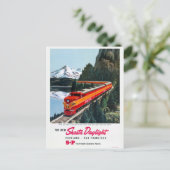 Vintage Ad Poster Briefkaart (Staand voorkant)