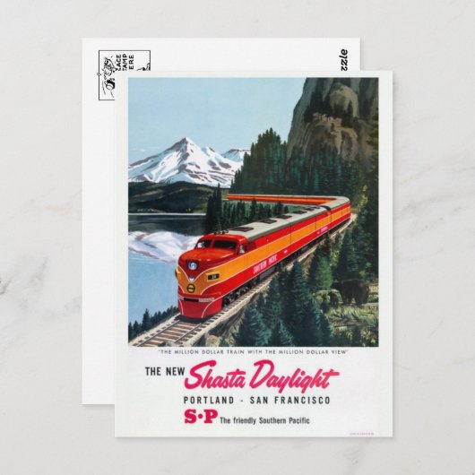 Vintage Ad Poster Briefkaart (Voorkant / Achterkant)