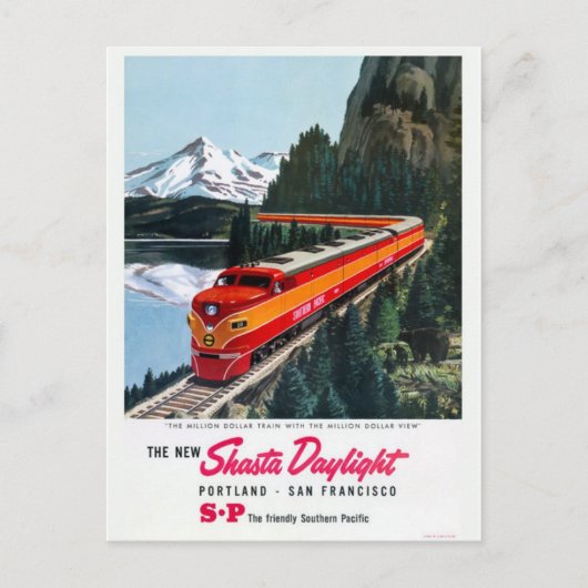 Vintage Ad Poster Briefkaart (Voorkant)