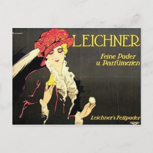 Vintage Ad Poster Briefkaart (Voorkant)