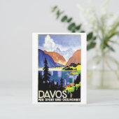 Vintage Ad Poster Briefkaart (Staand voorkant)