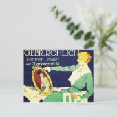 Vintage Ad Poster Briefkaart (Staand voorkant)