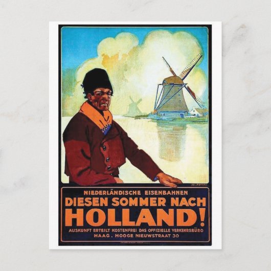 Vintage Ad Poster Briefkaart (Voorkant)