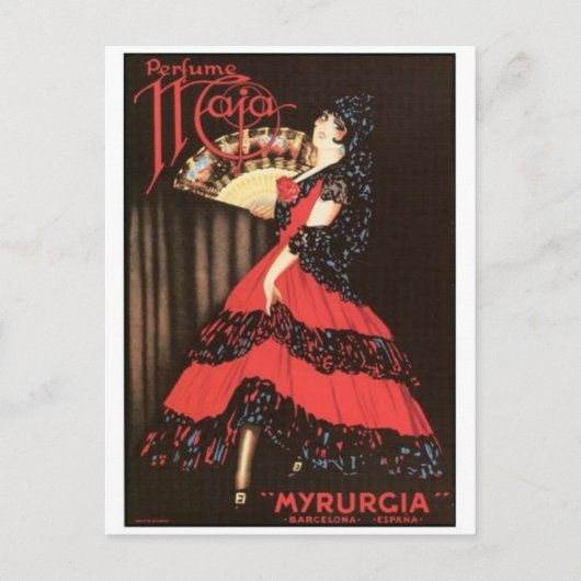 Vintage Ad Poster Briefkaart (Voorkant)