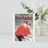 Vintage Ad Poster Briefkaart (Staand voorkant)