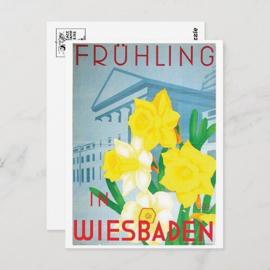 Vintage Ad Poster Briefkaart (Voorkant / Achterkant)