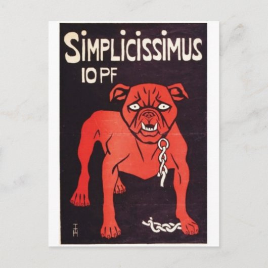 Vintage Ad Poster Briefkaart (Voorkant)