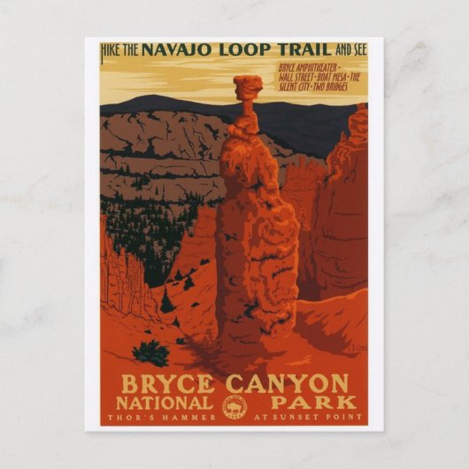 Vintage Ad Poster Briefkaart (Voorkant)