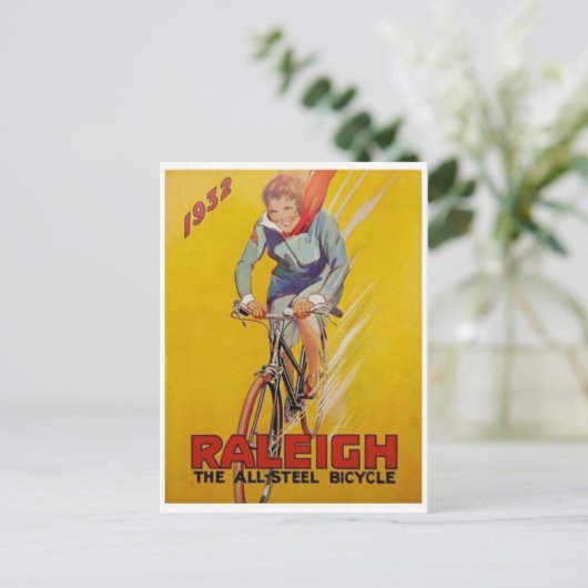 Vintage Ad Poster Briefkaart (Staand voorkant)