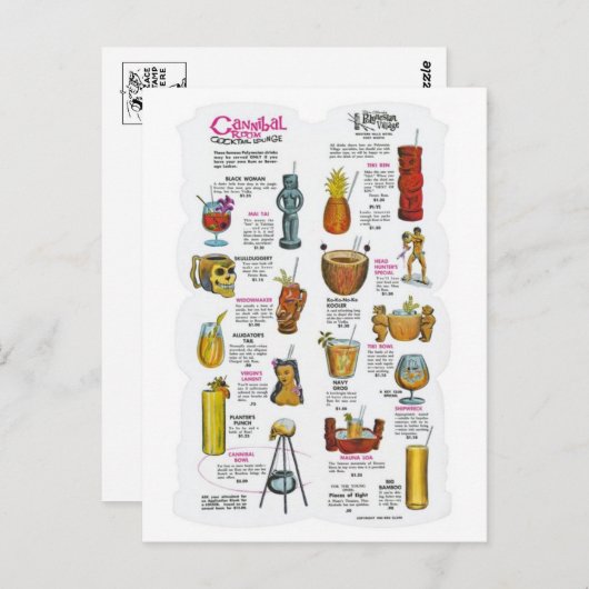 Vintage Ad Poster Briefkaart (Voorkant / Achterkant)