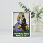 Vintage Ad Poster Briefkaart (Staand voorkant)