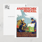 Vintage Ad Poster Briefkaart (Voorkant / Achterkant)