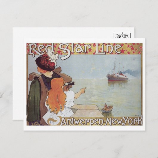 Vintage Ad Poster Briefkaart (Voorkant / Achterkant)