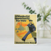 Vintage Ad Poster Briefkaart (Staand voorkant)