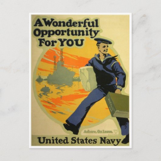 Vintage Ad Poster Briefkaart (Voorkant)