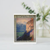 Vintage Ad Poster Briefkaart (Staand voorkant)