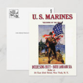 Vintage Ad Poster Briefkaart (Voorkant / Achterkant)