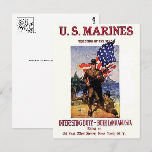 Vintage Ad Poster Briefkaart (Voorkant / Achterkant)