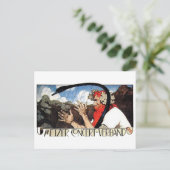 Vintage Ad Poster Briefkaart (Staand voorkant)