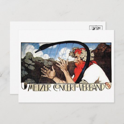 Vintage Ad Poster Briefkaart (Voorkant / Achterkant)