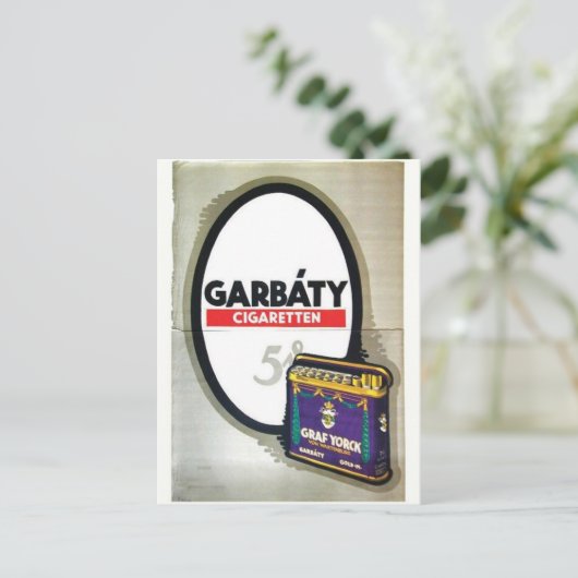 Vintage Ad Poster Briefkaart (Staand voorkant)