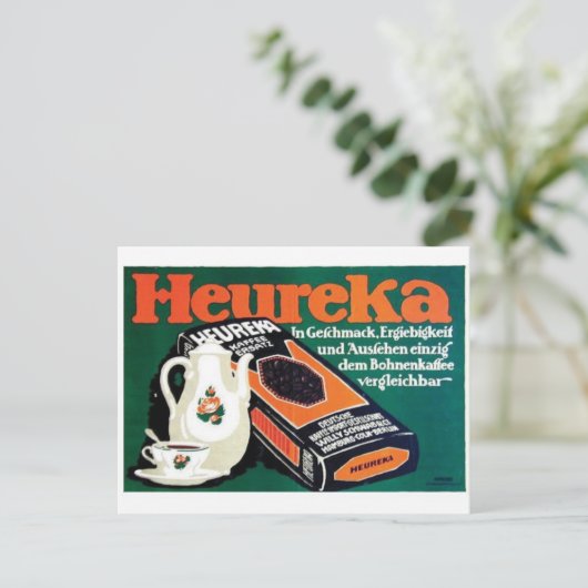 Vintage Ad Poster Briefkaart (Staand voorkant)