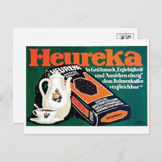 Vintage Ad Poster Briefkaart (Voorkant / Achterkant)