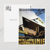 Vintage Ad Poster Briefkaart (Voorkant / Achterkant)