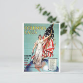 Vintage Ad Poster Briefkaart (Staand voorkant)